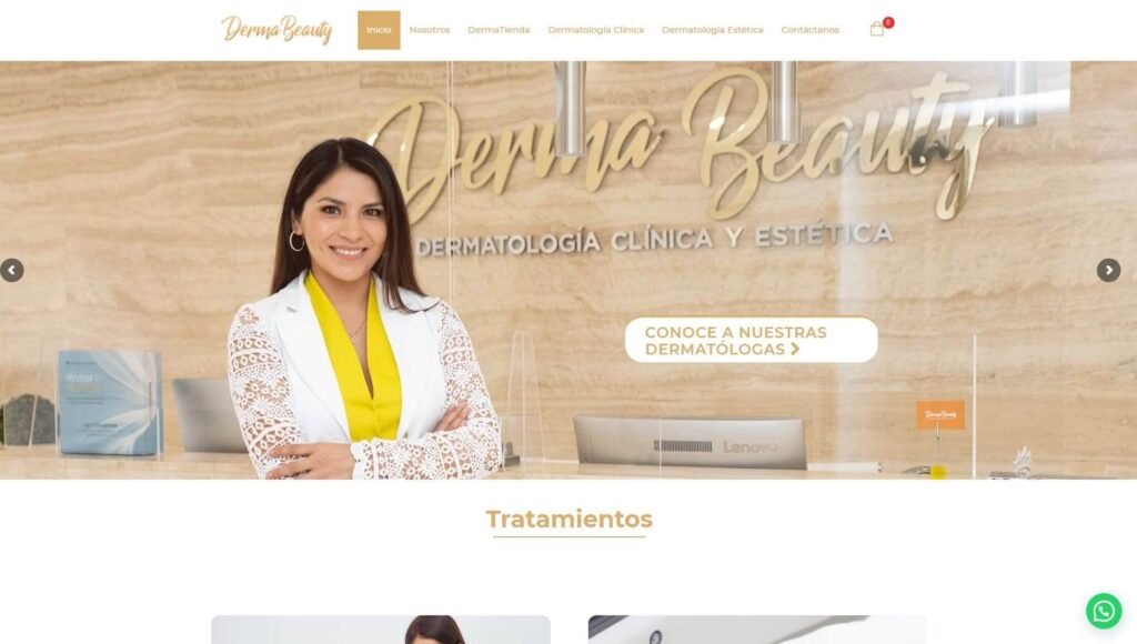 dermabeauty02 diseno web agencia scrabble peru